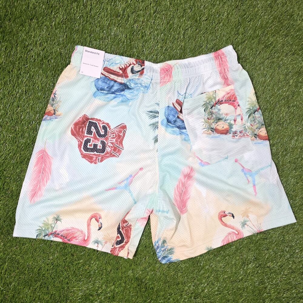 Nike Air Jordan Mesh Tropical Shorts IB3012-133 Men's Size Medium New - Picture 2 of 10